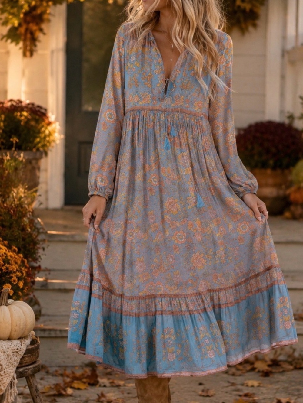 Spell Juniper Boho Midi Gown